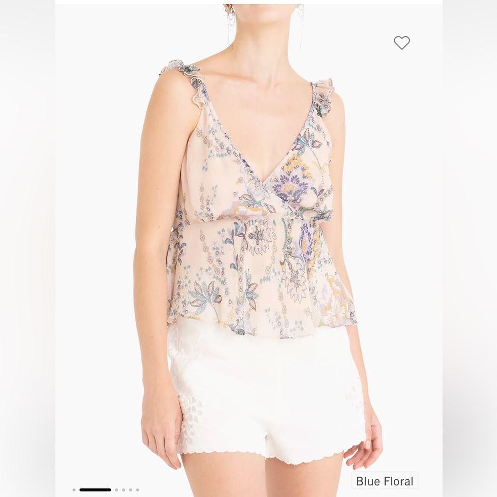 NEW Secret Mission Celia Surplice Peplum Top.NWT. Sz L